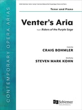 Venter's Aria Vocal Solo & Collections sheet music cover